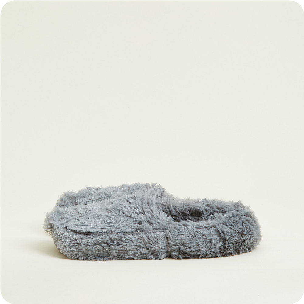 Cozy Gray Slippers for Women & Men - Warmies® Soft Indoor/Outdoor House Shoes - Perfect for Winter, Home, Office & Relaxation