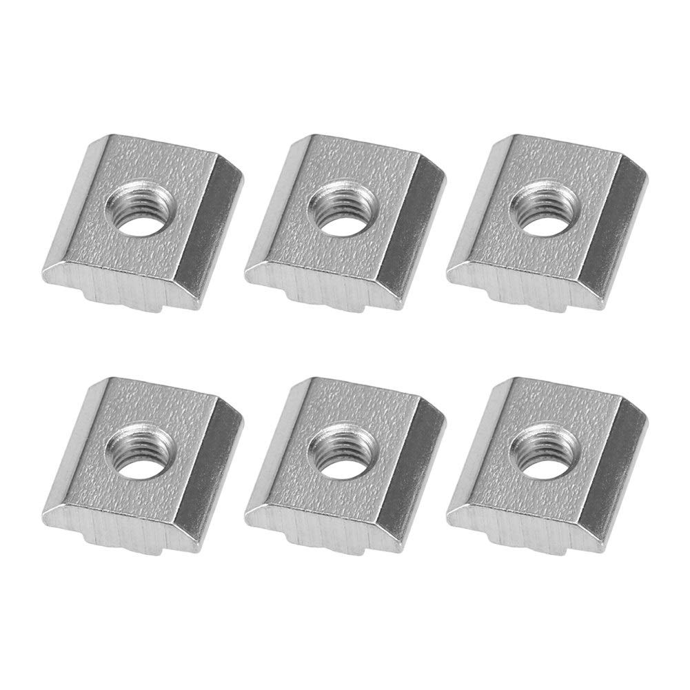 6pcs Stainless Steel Kayak Track Adapter Nut Hardware Kit - Durable Alloy Rails for Kayak Chairs & Accessories | Perfect for Kayaking, Surfing & Pool Use | Outdoor Water Sports Equipment