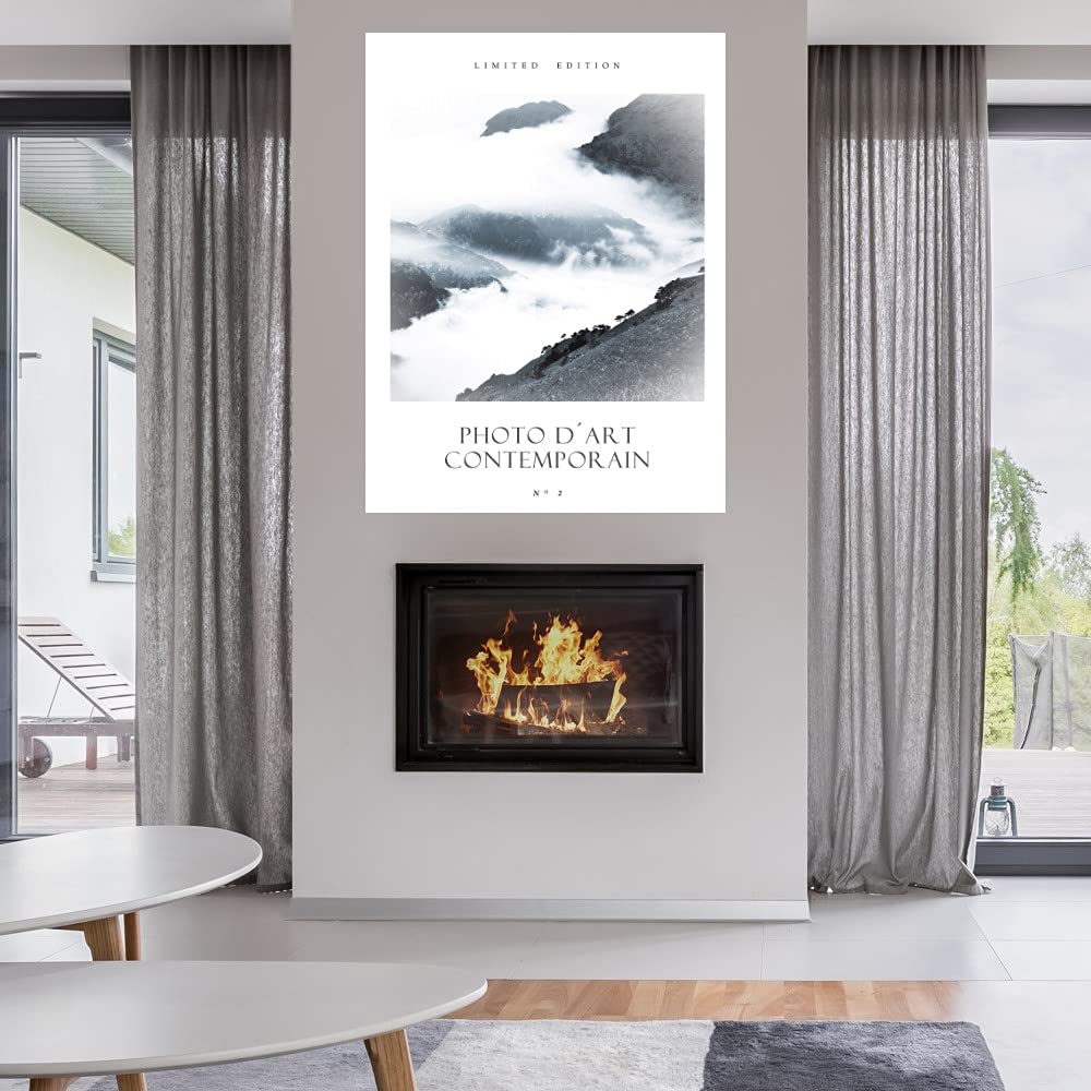 Premium Fine Art Canvas Wall Decor - Artist Design Fabrikken Gallery-Wrapped Painting for Home & Office (32x43 inches) | Ready to Hang | Perfect for Living Room, Bedroom, Bathroom, Kitchen, Office, Bar & Dining Area | Modern Wall Art for Home Decor & Interior Design