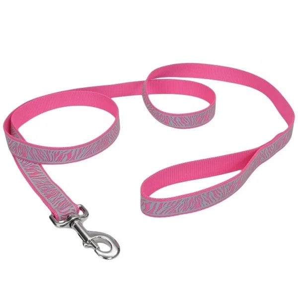 Lazer Brite Reflective Open Design Dog Leash - High Visibility Safety Leash for Night Walking, Jogging & Outdoor Adventures