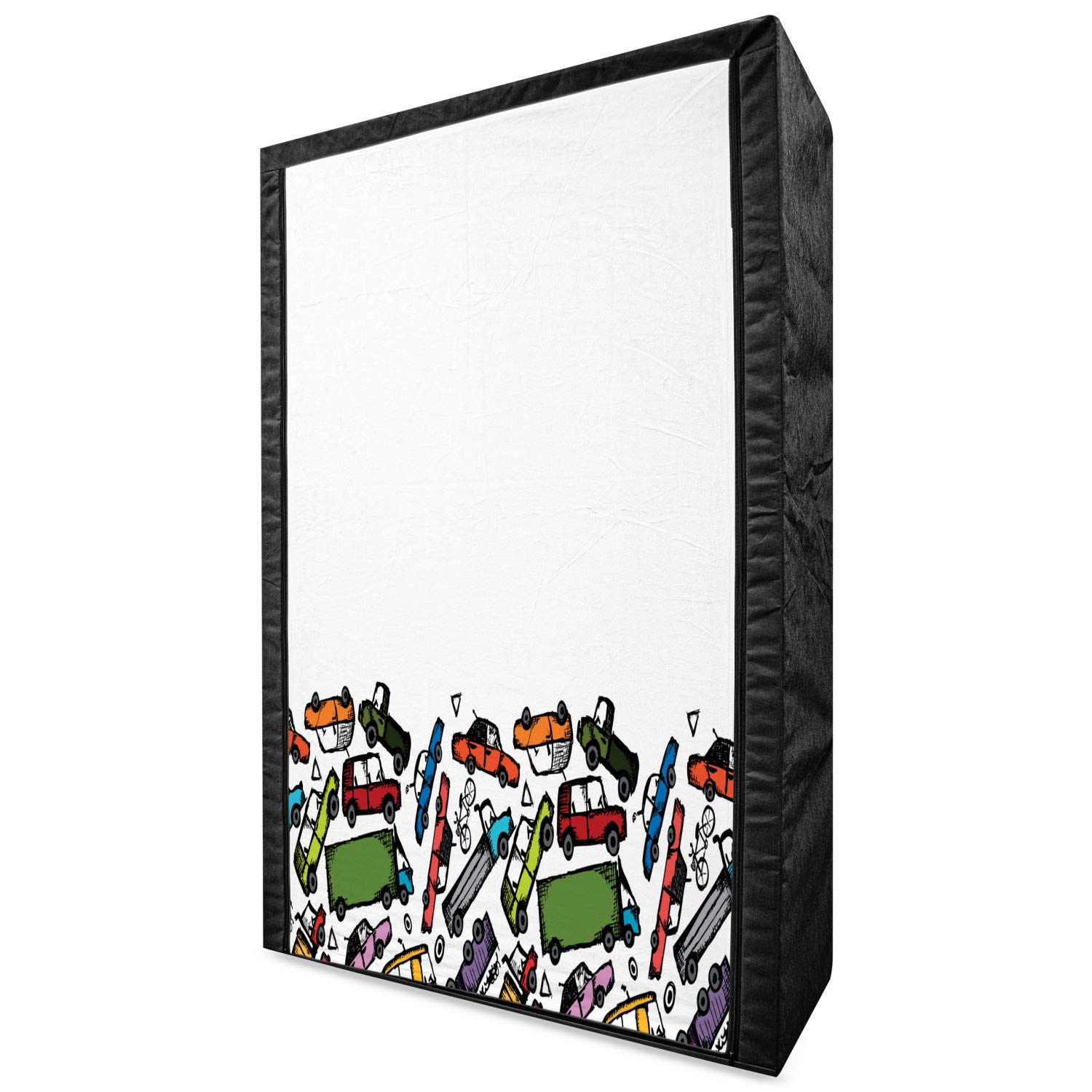 Ambesonne Cars Fabric Wardrobe Closet - 42.5