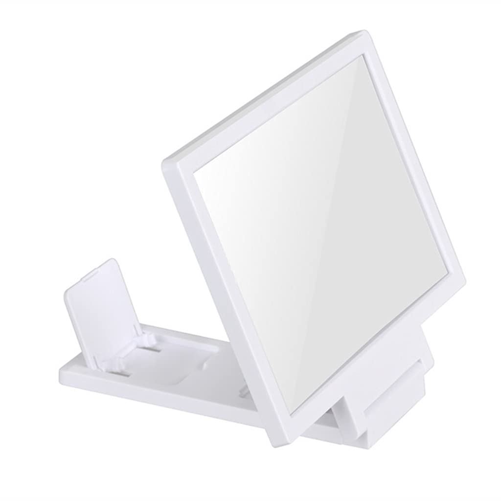 3D Screen Amplifier for Smartphones - Foldable HD Magnifying Glass Stand with Eye Protection | Perfect for Watching Movies, Gaming & Video Calls