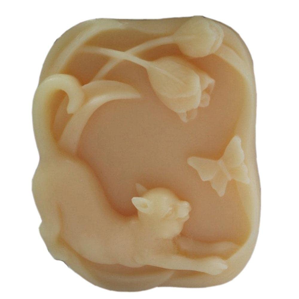 Premium Silicone Soap Molds Kit for DIY Soap Making - 6-Piece Resin & Candle Molds Set (Cat & Butterfly Design) - Perfect for Handmade Soaps, Resin Crafts & Candle Making at Home