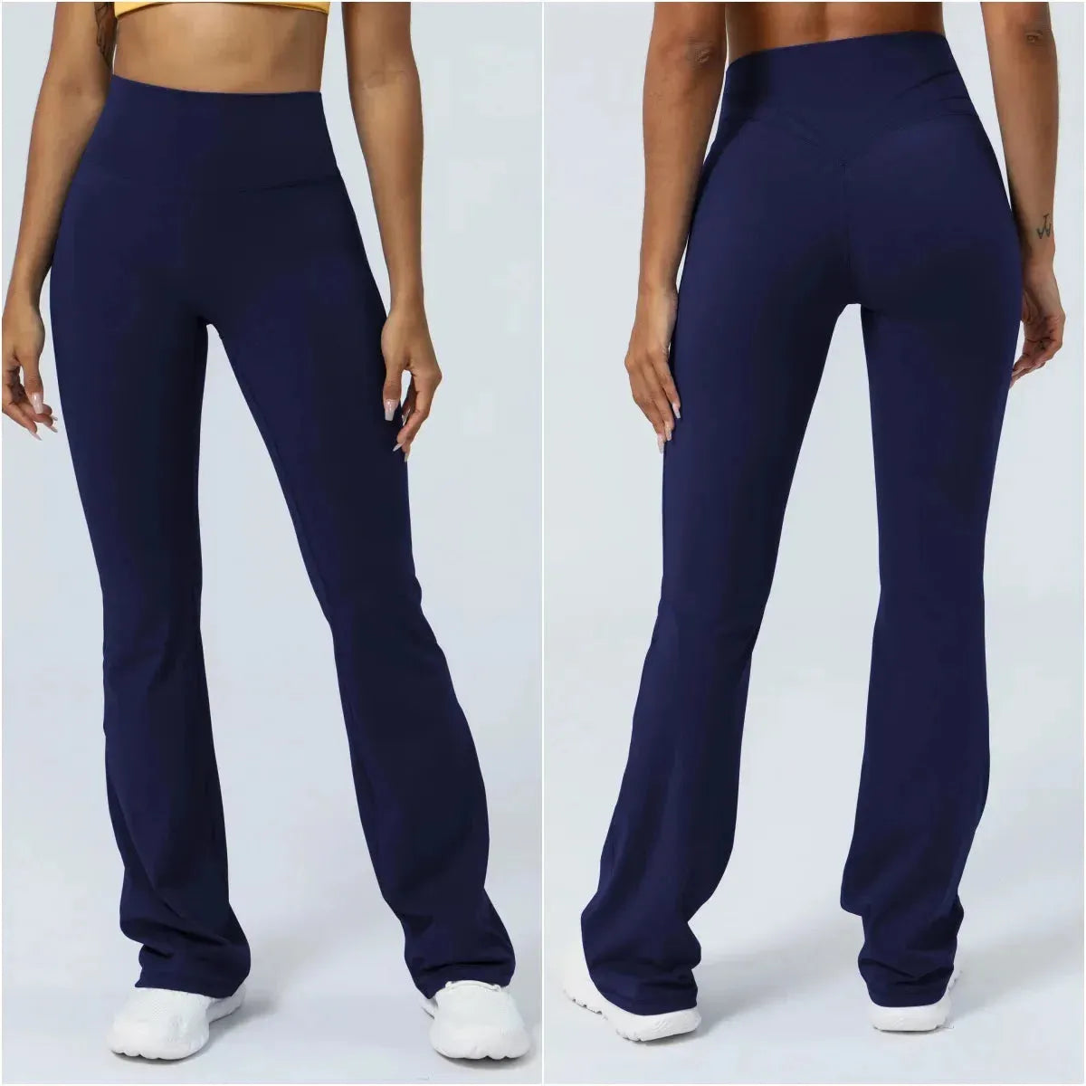 Women's High Waist Yoga Pants - 4-Way Stretch Tummy Control Workout Leggings for Running, Gym & Lounge - Bootcut Flare Pants with Sweat-Wicking Fabric (Ideal for Yoga, Pilates, Dance & Everyday Wear)