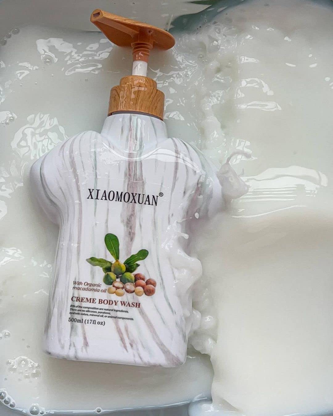 Xiaomoxuan Curly Hair Shampoo & Body Wash Set for Dry Skin - Hydrating Moisturizer with Detangling Hair Mask | Beauty & Personal Care Bundle for Daily Shower & Curly Hair Care Routine