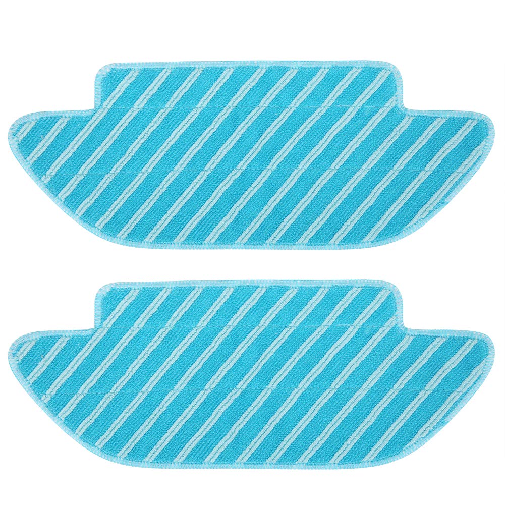 TOPINCN 2-Pack Washable & Reusable Vacuum Cleaner Mop Pads - Compatible with Conga 3490 Robot Vacuum - Perfect for Hardwood Floors & Tile Cleaning