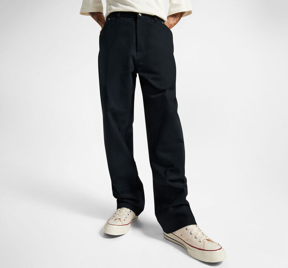 Converse Pocket Woven Pants for Men - Black Casual Trousers | Comfortable & Stylish for Everyday Wear, Work & Outdoor Activities