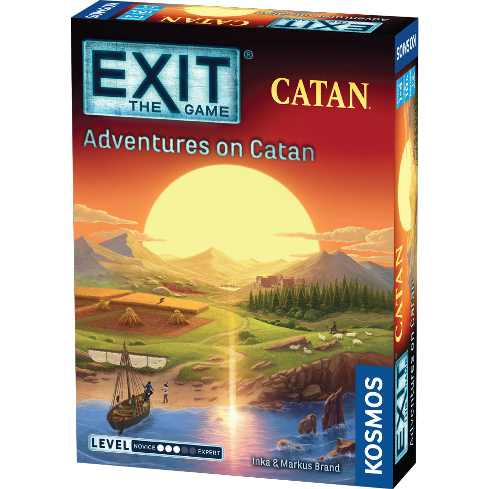 EXIT: The Game – Adventures on Catan | Escape Room Board Game for Adults & Teens | Family Game Night & Party Entertainment