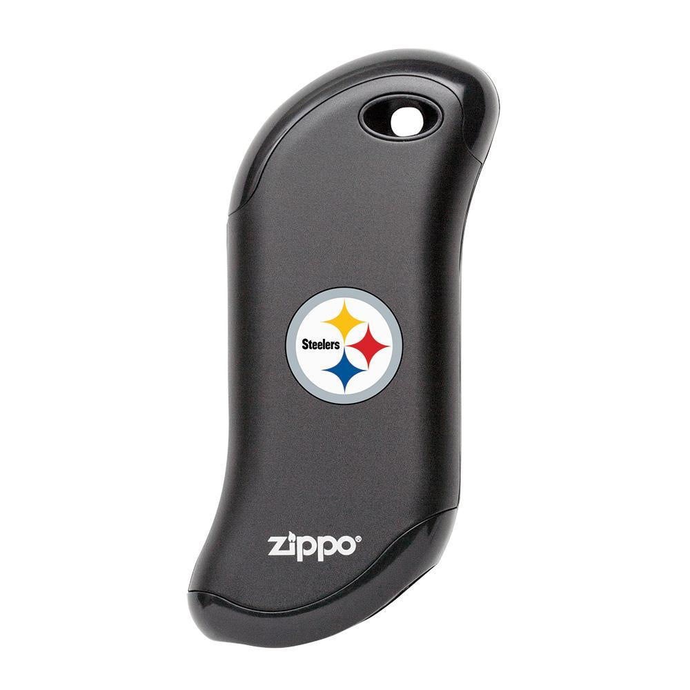 NFL Pittsburgh Steelers Rechargeable Hand Warmer - HeatBank® 9s Portable Pocket Warmer for Football Games, Camping & Winter Outdoor Activities