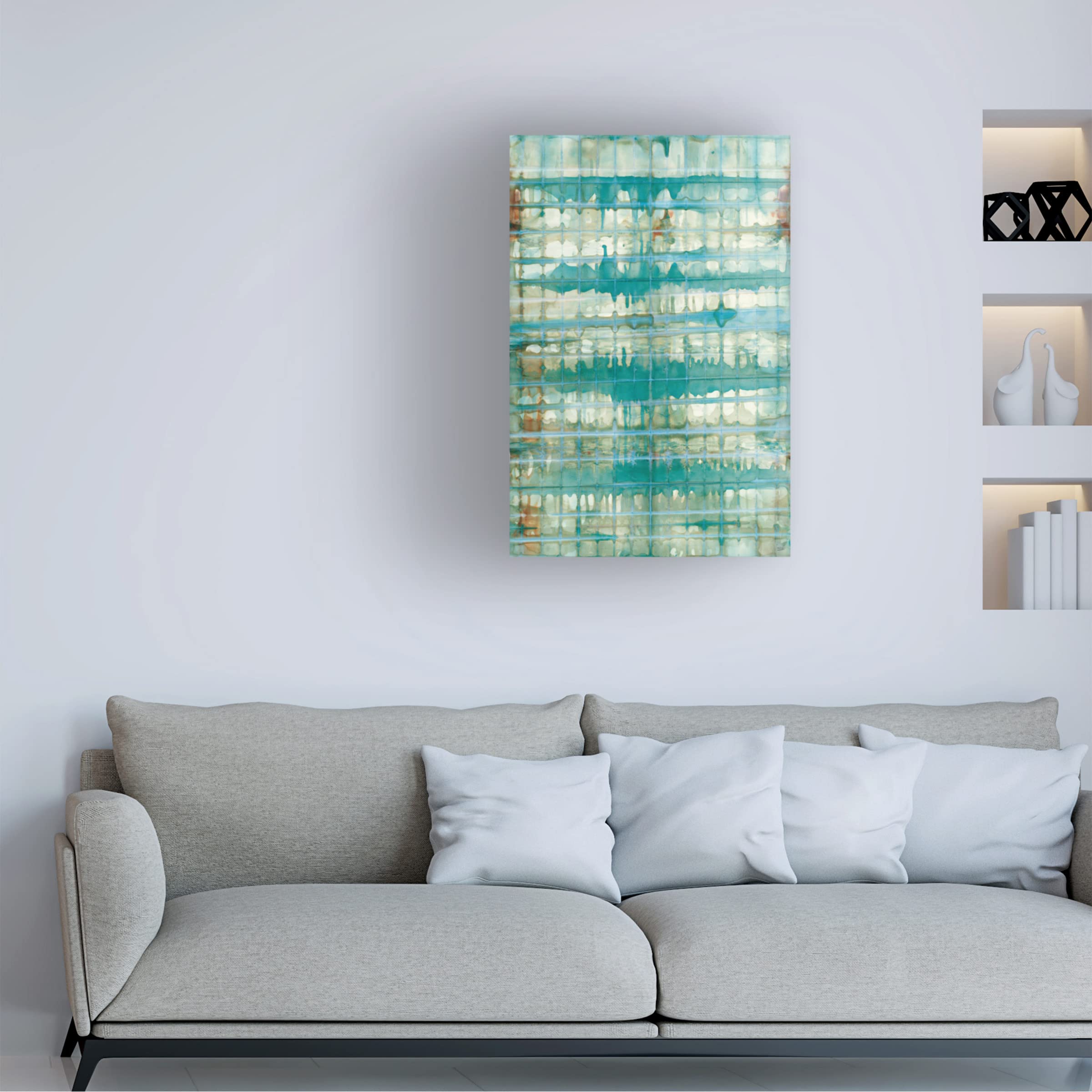 Trademark Fine Art 'Kanari I' Canvas Wall Art by Melissa Averinos - Vibrant Floral Painting for Living Room, Bedroom & Office Decor