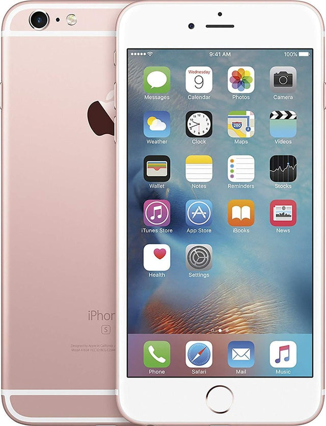 Apple iPhone 6S Plus 32GB Unlocked Smartphone - Rose Gold | 4G LTE, Fingerprint ID, Retina HD Display | Perfect for Business, Travel & Everyday Use