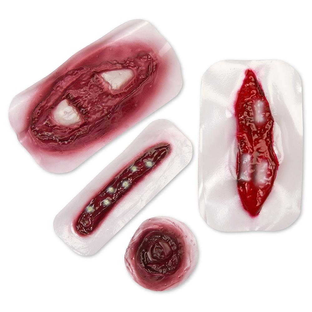 Professional Forensic Wound Simulation Training Kit - Realistic Injury Models for Medical & First Aid Practice - Perfect for EMT, Nursing Students & Emergency Training Scenarios