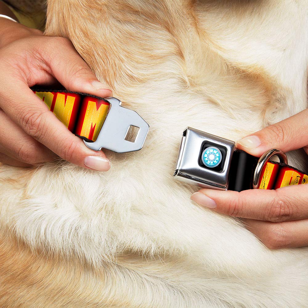Buckle-Down Marvel Iron Man Dog Collar - 1