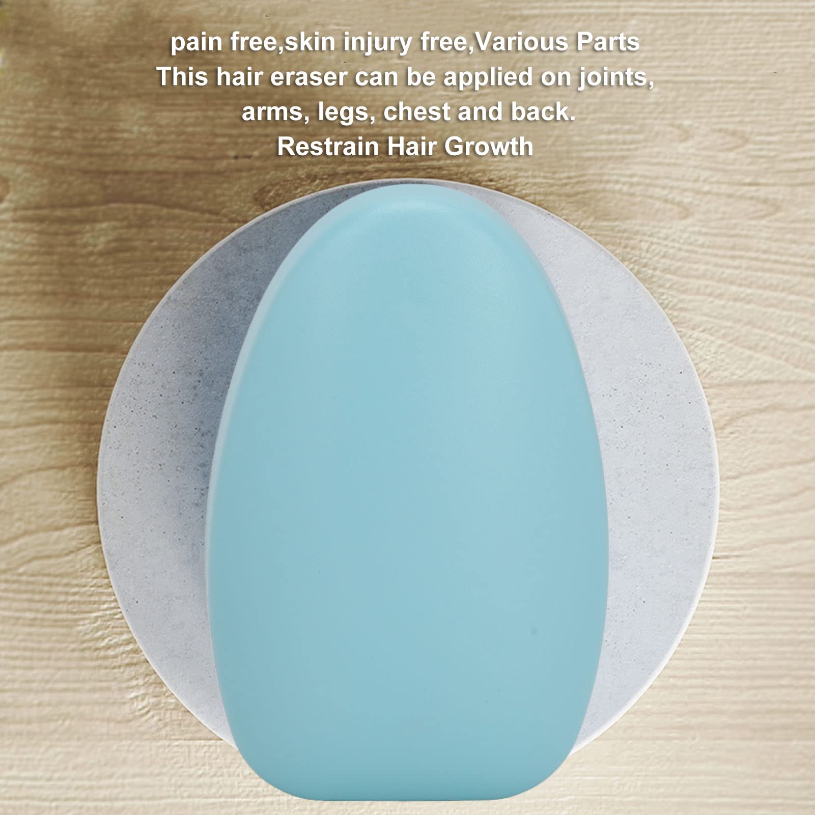 Nano Hair Eraser - Reusable Manual Physical Hair Remover for Arms, Back & Joints | Gentle Exfoliator for Men & Women (Blue) | Perfect for Smooth Skin & Hair Removal at Home