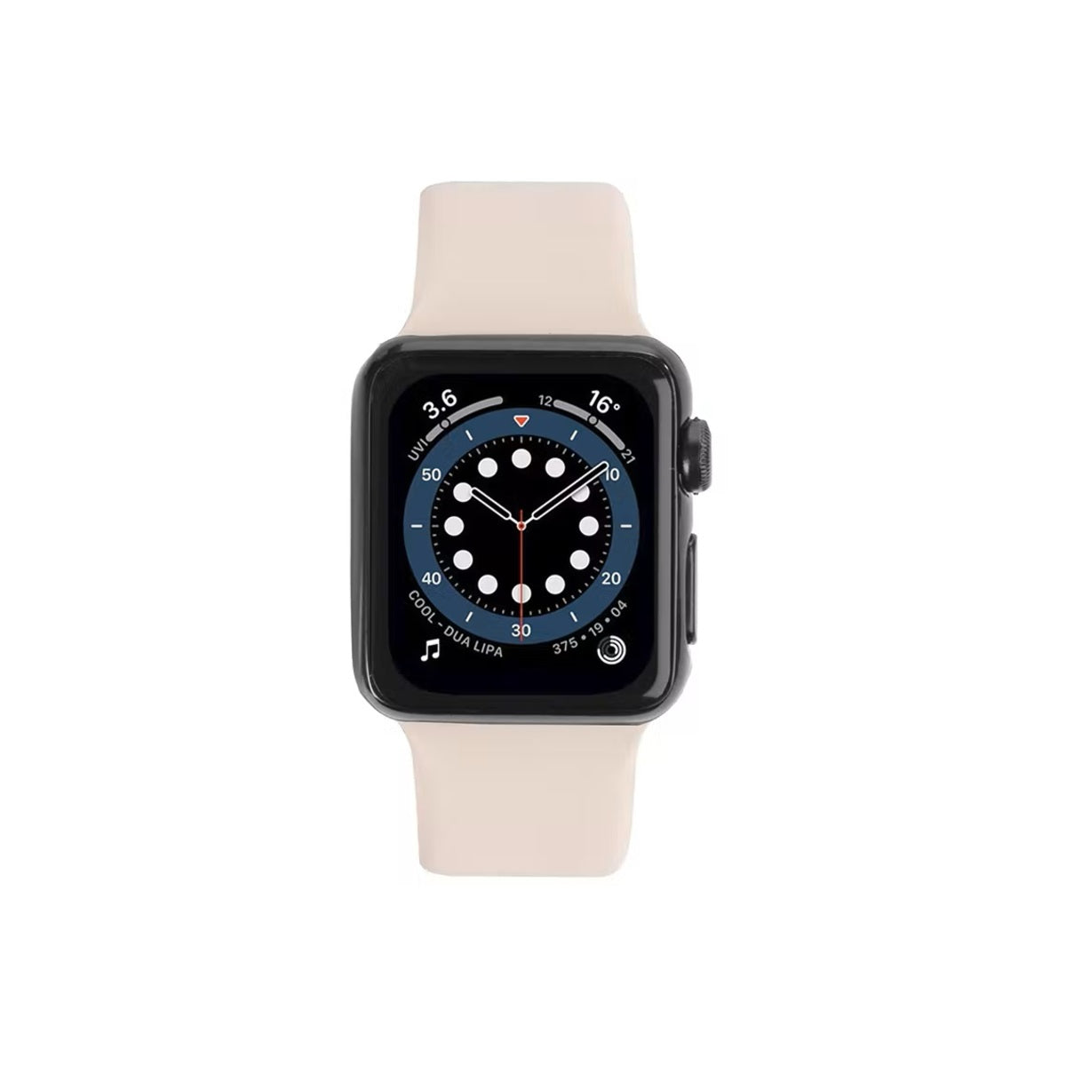 3sixT Durable Silicone Band for Apple Watch 42mm 44mm 45mm - Comfortable Sport Strap for Workout, Running & Daily Wear