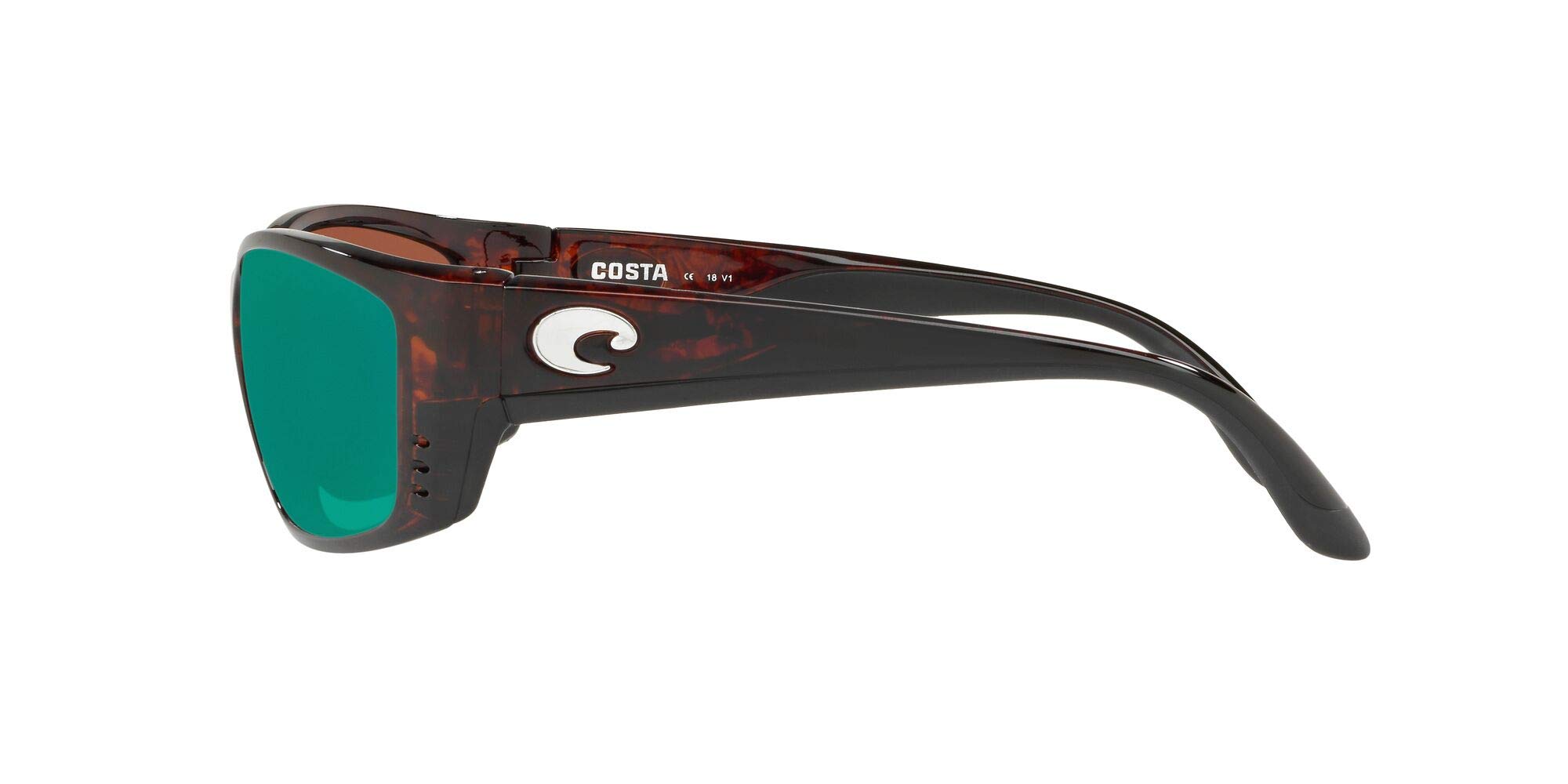 Costa Del Mar Men's Fisch Rectangular Polarized Sunglasses UV Protection - Stylish & Durable for Fishing, Driving & Outdoor Activities