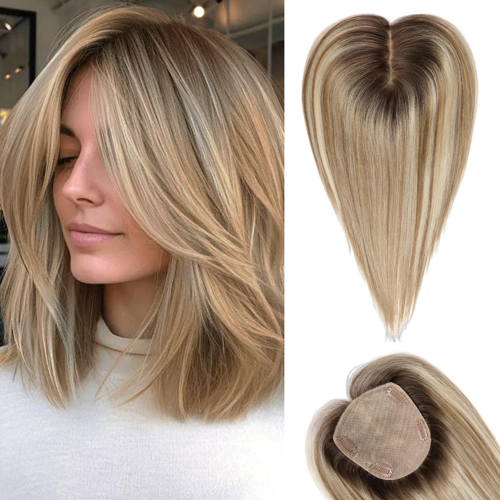 Starluck Women's Real Human Hair Toppers - 5