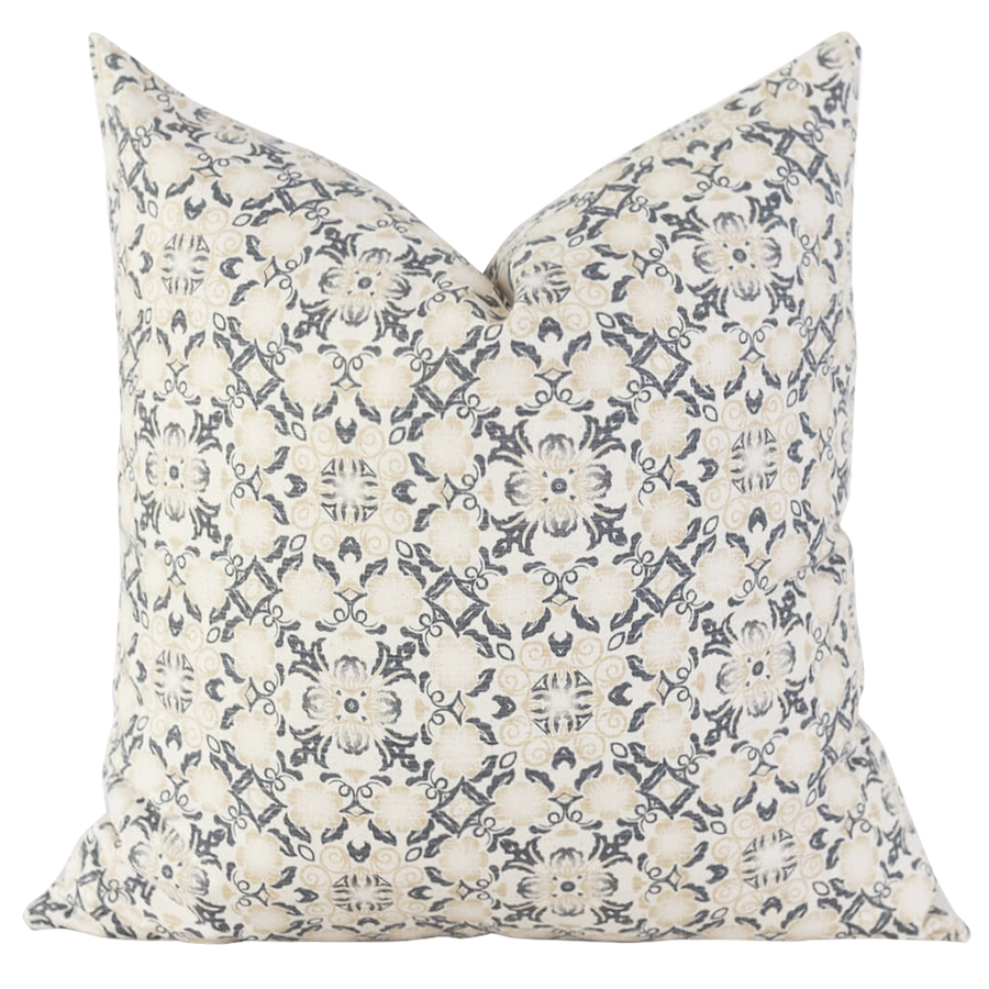 Marlee Floral Pillow Cover - Decorative Cushion Case for Sofa, Bed, Living Room - Soft Cotton Home Decor