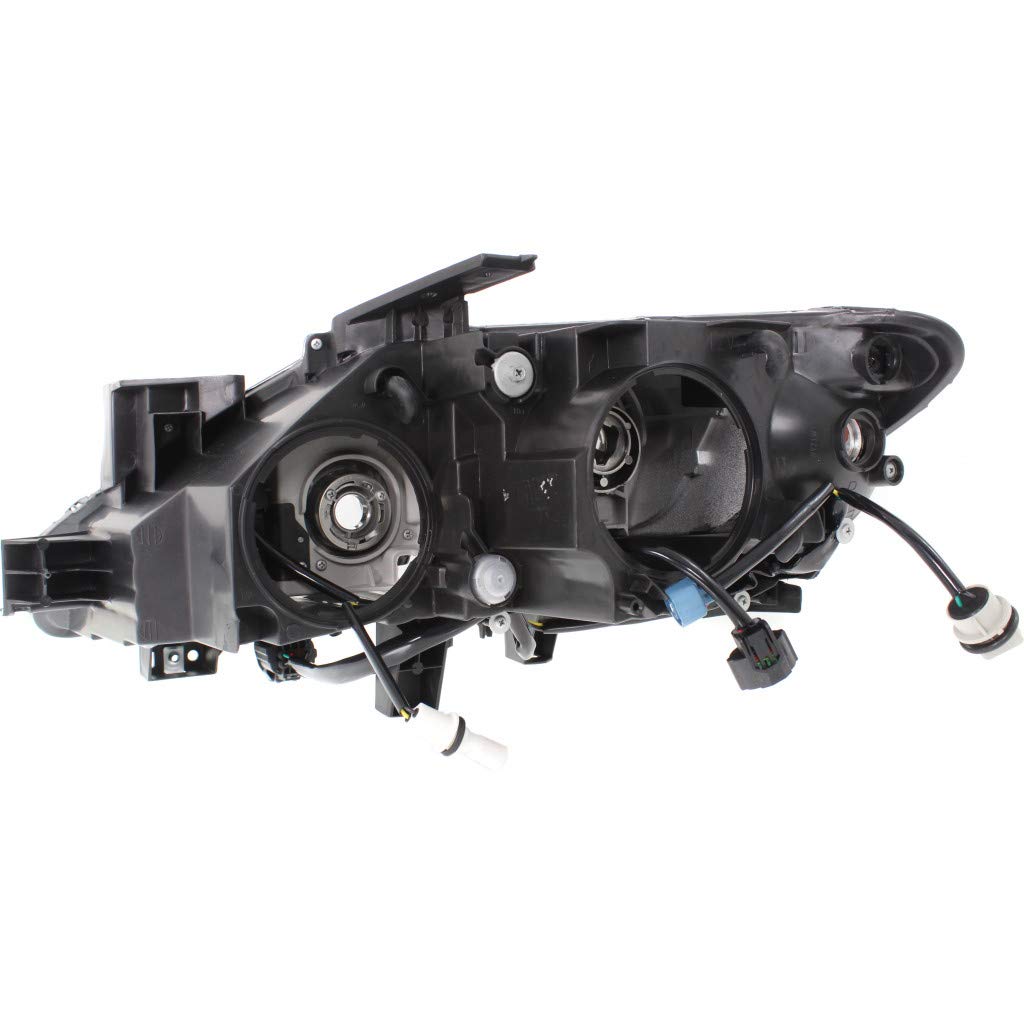 2010-2012 Mazda CX-9 Passenger Side Headlight Assembly - CAPA Certified Replacement (Part #MA2519145, TE69-51-0K0C) - Lens & Housing Only - Perfect for Night Driving & Road Safety