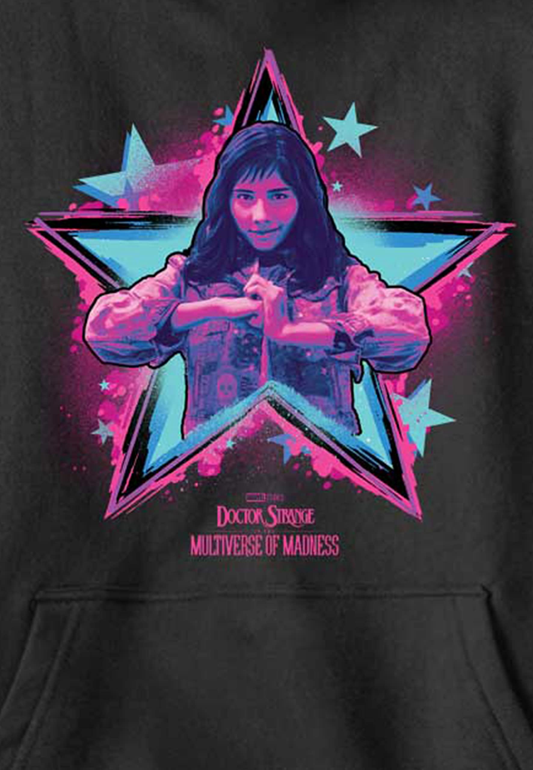 Marvel Kids' Pink and Blue Hoodie - Soft & Comfortable Pullover for Boys & Girls - Perfect for School, Playdates & Outdoor Adventures