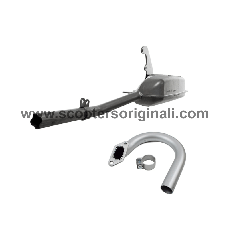 Lambretta Exhaust Pipe LI TV SX - High Performance Scooter Muffler for Lambretta Scooters - Perfect for Urban Commuting & Vintage Scooter Restoration