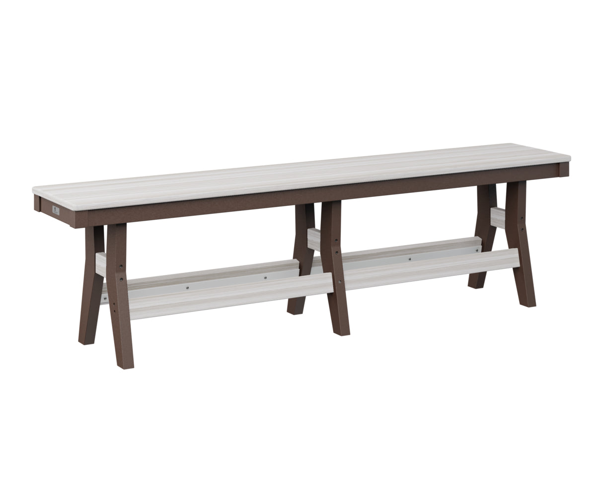 Berlin Gardens Harbor 66 Dining Bench - Outdoor Patio Furniture Set with Weather-Resistant Teak Wood - Perfect for Backyard, Garden, and Poolside Dining Areas
