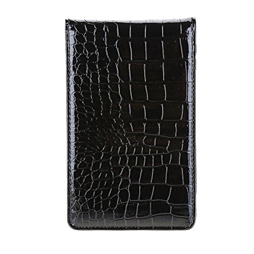 VGEBY PU Leather Score Counter Card Holder with Scorecards & Pencil - Black | Portable Golf & Poker Scoring Accessories for Tournaments & Game Nights