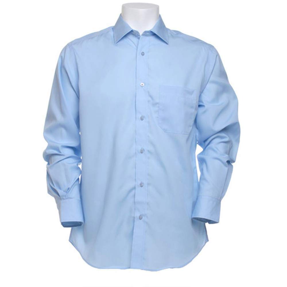 Premium Non-Iron Men's Long Sleeve Dress Shirt - Wrinkle-Free Formal Business Shirts for Office, Wedding & Professional Occasions