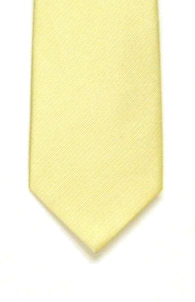 LA Smith Plain Ivory Silk Tie for Men - Elegant Formal Necktie for Weddings, Business & Special Occasions