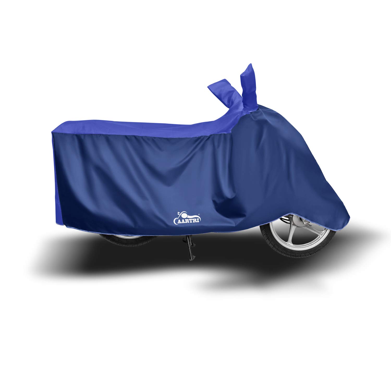 AARTRI UV Protection Dustproof Body Cover for Indus Yo Electron ER 2022 (BS-2,3,4,6) - Royal Blue Stripes | Motorcycle Accessories for Sun & Dust Protection While Riding
