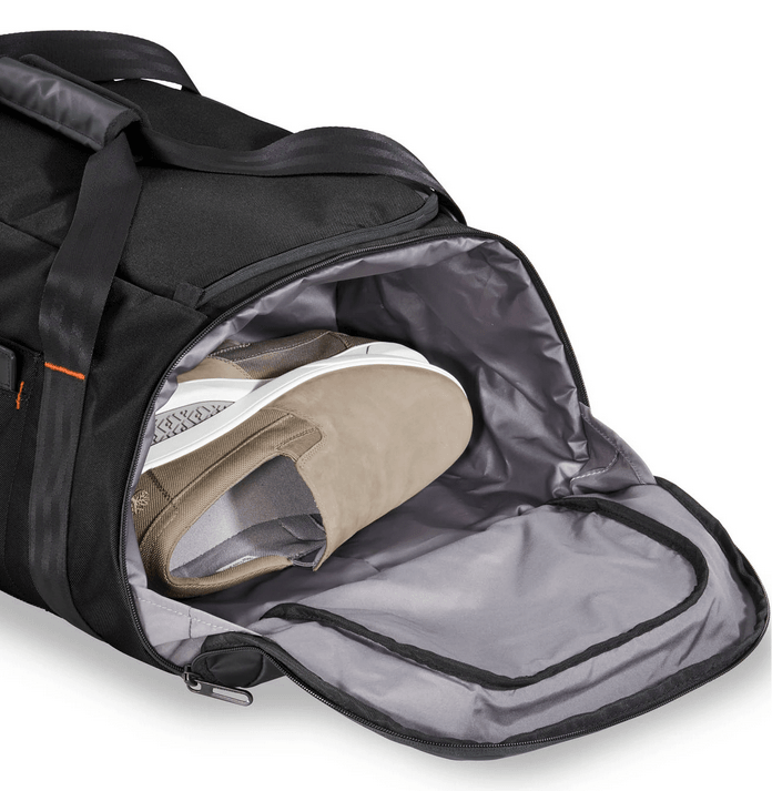 Briggs & Riley ZDX Large Travel Duffle Bag - Spacious Carry-On Duffel for Business Trips & Weekend Getaways | Durable Water-Resistant Luggage with Multiple Pockets