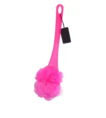 Premium Bath Loofah Sponge with Handle - Exfoliating Shower Puff for Smooth Skin, Set of 1 - Ideal for Daily Shower, Spa & Body Scrub