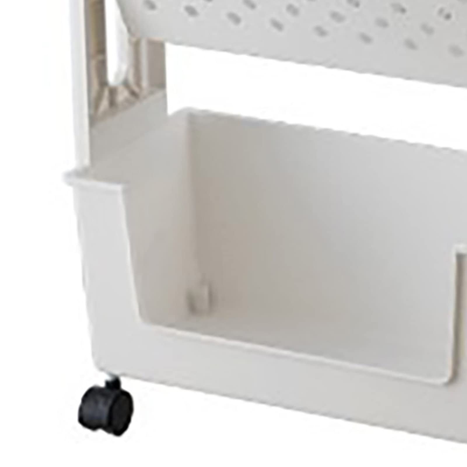 Rotating Bookshelf - Swivel Mobile Storage Shelf for Home, Office & Study Room - Space-Saving Organizer for Books, Decor & Essentials - White (Perfect for Small Spaces, Dorm Rooms & Living Areas)