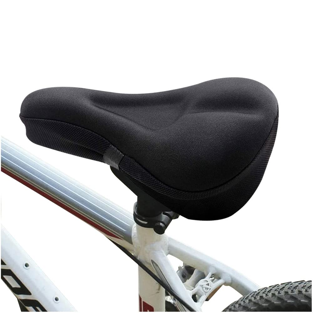 ProaStar Gel Bike Seat Cover - Premium Dual Shock Absorbing Bicycle Seat Cushion for Men & Women - Comfortable Narrow Bike Seat Pad with Waterproof Cover - Ideal for Road Bikes, Spinning, Commuting & Long Rides