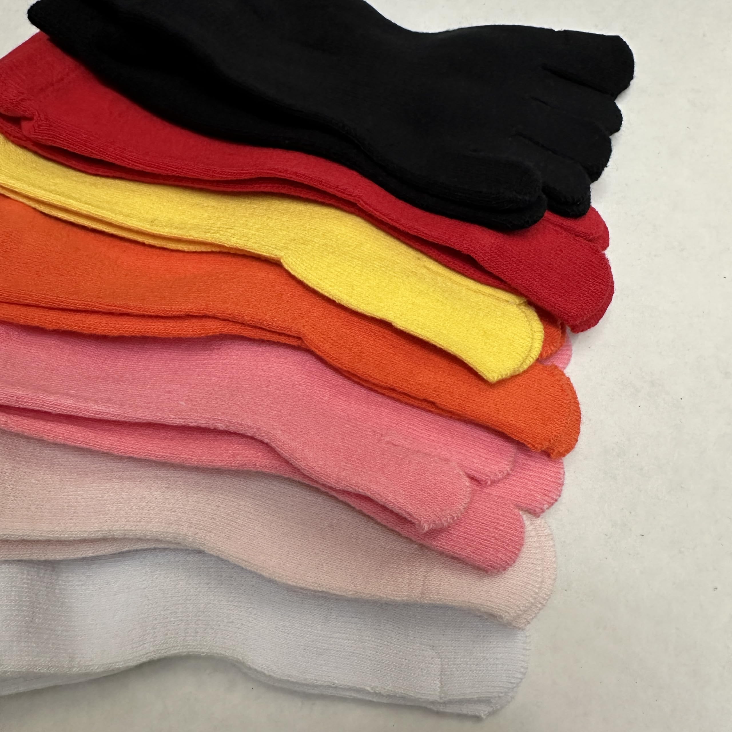 COUVER 5 Finger No Show Toe Socks for Men & Women - Breathable Invisible Liner Socks (12-Pack, Multiple Colors) - Perfect for Sneakers, Loafers & Casual Shoes