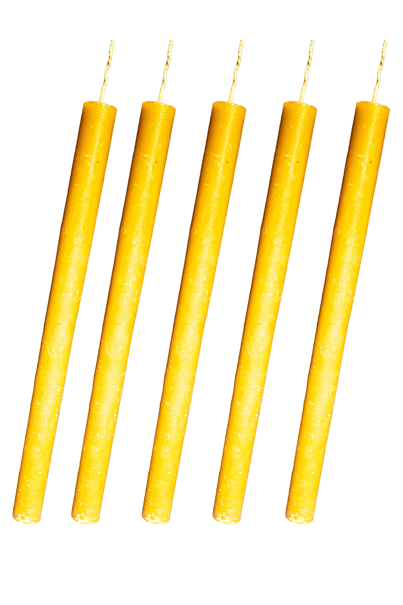 Natural Honey Scented Candles - Set of 20 Beeswax Candles for Home, Relaxation & Romantic Ambiance | Perfect for Aromatherapy, Meditation & Dinner Parties