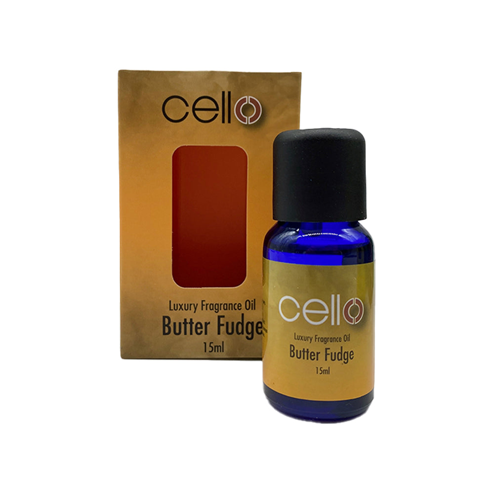 Premium Cello Fragrance Oil - Butter Fudge Scent for Home Diffusers, Candles & DIY Soap Making - Sweet Gourmand Aroma for Relaxation & Stress Relief