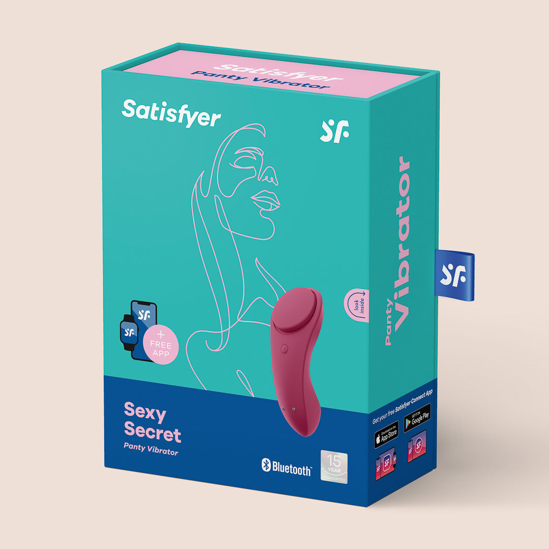 Satisfyer Sexy Secret App-Controlled Panty Vibe | Remote Control Vibrator for Discreet Wear | Perfect for Date Nights & Sensual Play