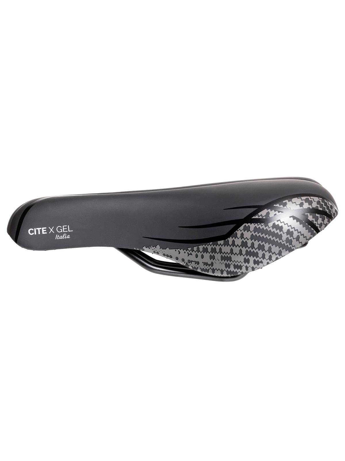 Terry Cite Y Gel Italia Bike Saddle - Comfortable Men's Bicycle Seat with Padding & Gel Support - Perfect for Road Bikes, Mountain Bikes & Recreational Cycling