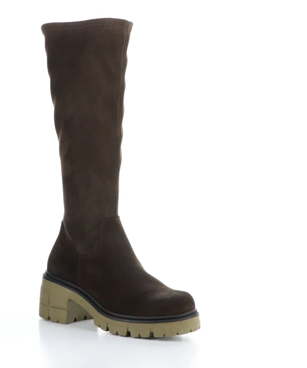 BRENNA Women's Waterproof Brown/Khaki Winter Boots - Slip Resistant, Comfortable for Hiking, Snow, Rainy Days & Outdoor Activities