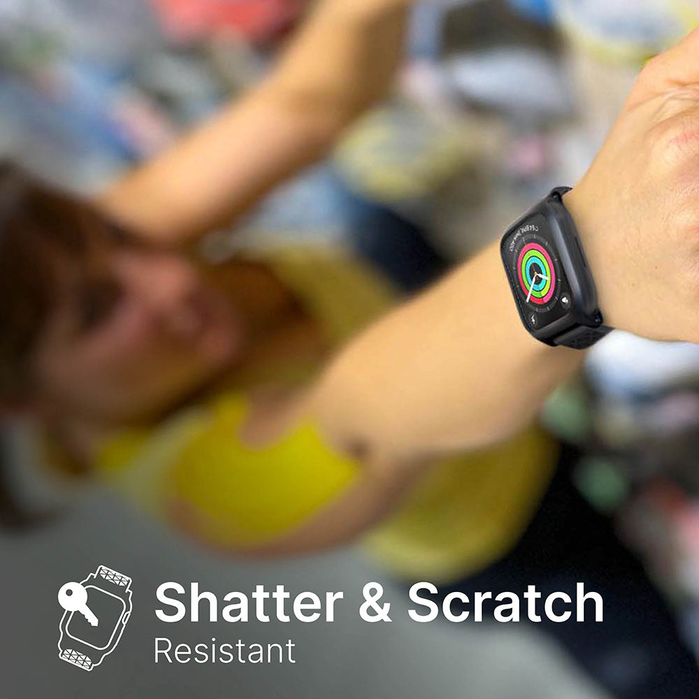2-Pack 41mm Tempered Glass Screen Protector for Apple Watch Series 9/8/7 - Ultra HD Clear, Anti-Scratch, Bubble-Free - Perfect for Workouts, Swimming & Everyday Use