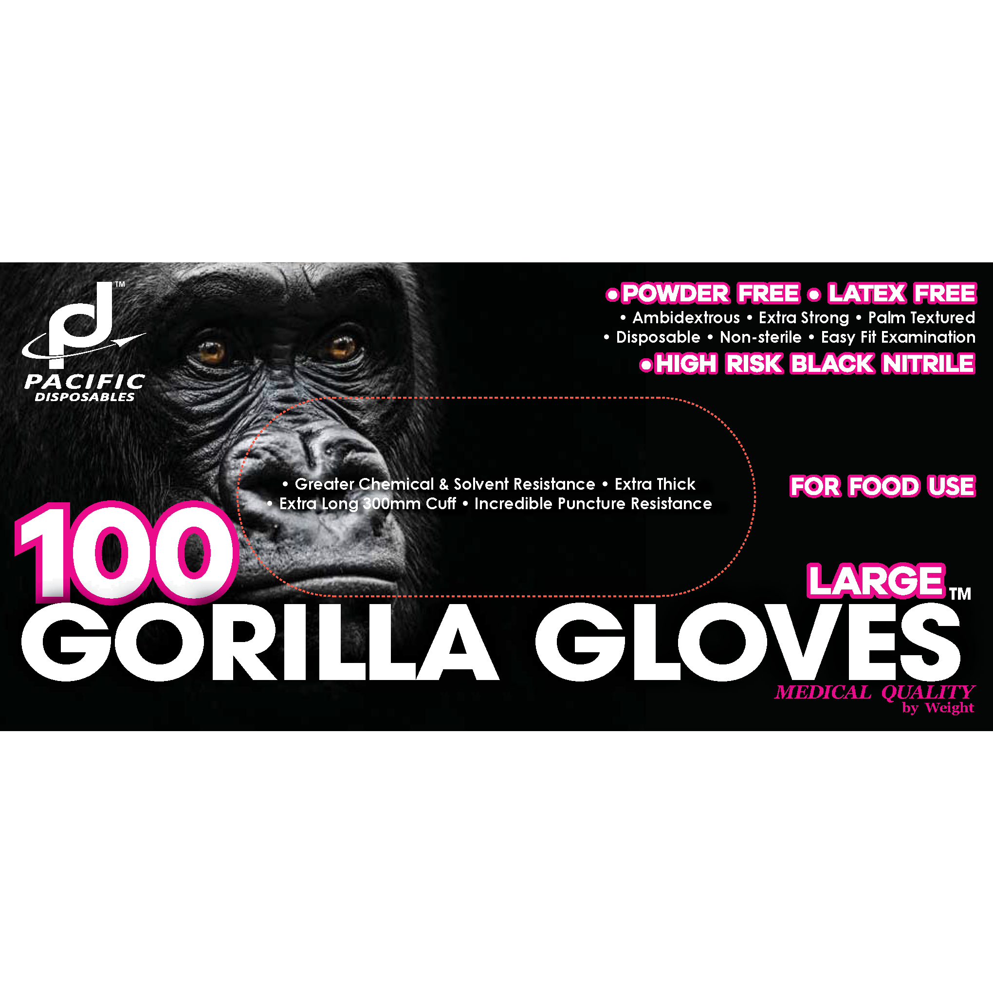 Black Extra Strong Work Gloves - Durable & Comfortable for Construction, Gardening, and Outdoor Activities