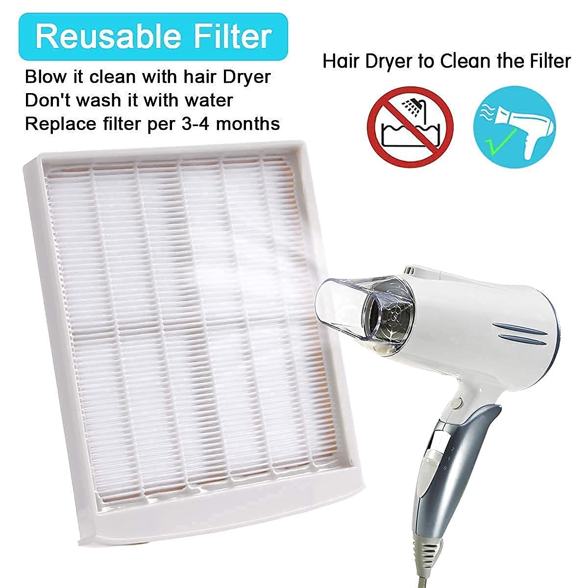 Makartt 60W Nail Dust Collector with 2 No-Spill Screens | Professional Manicure Vacuum System for Nail Drills | Salon & Home Nail Art Cleaning Solution