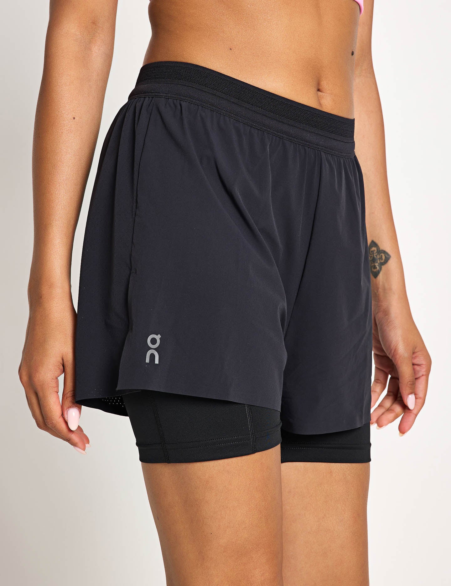 High-Performance 2-in-1 Running Shorts for Men - Breathable Black Athletic Shorts with Built-in Liner - Perfect for Gym, Jogging & Outdoor Workouts