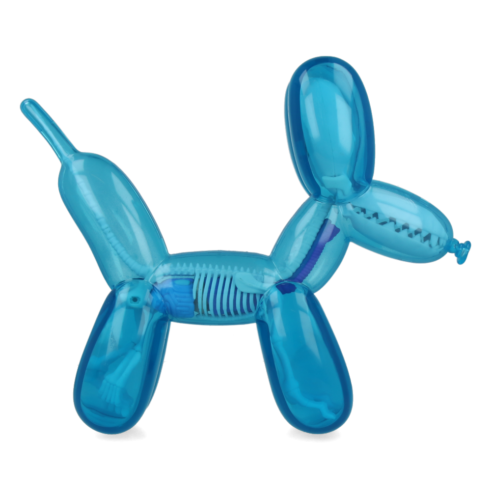 Jason Freeny Sky Blue Anatomy Balloon Dog Sculpture - Unique Art Toy for Home Decor, Office Display & Pop Art Collectors
