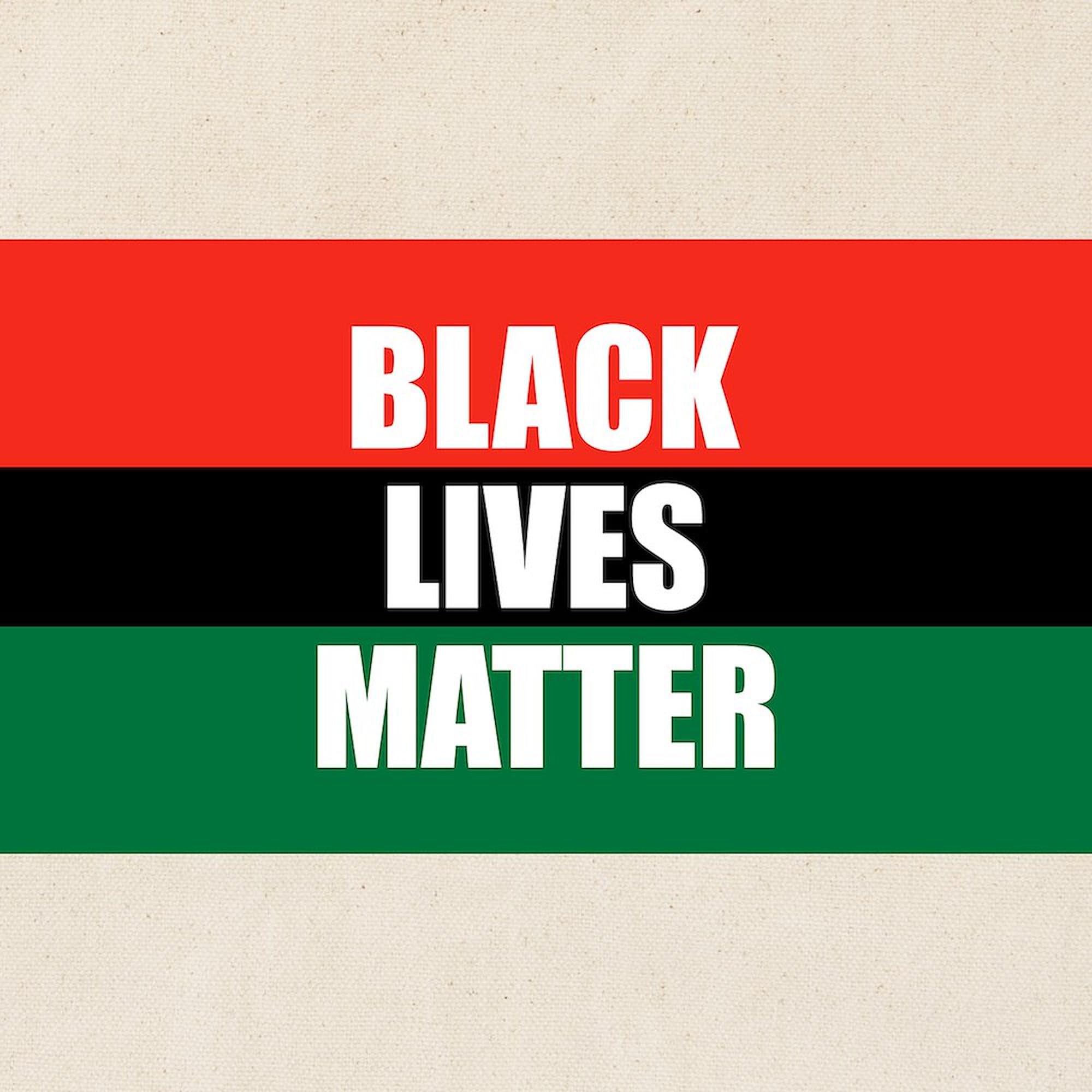 Black Lives Matter Tote Bag - Eco-Friendly Natural Canvas Reusable Shopping Bag for Groceries, Beach & Everyday Use