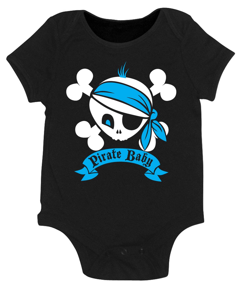 Pirate Baby Boy Onesie - Cute Skull & Crossbones Baby Bodysuit for Newborns & Infants | Perfect for Halloween, Pirate Themed Parties & Photo Shoots