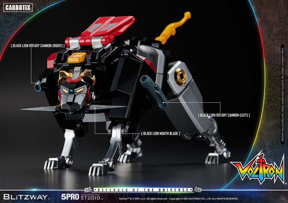 Blitzway Voltron: Defender of the Universe Carbotix Series Collectible Action Figure - Perfect for Display, Anime Fans & Sci-Fi Collectors