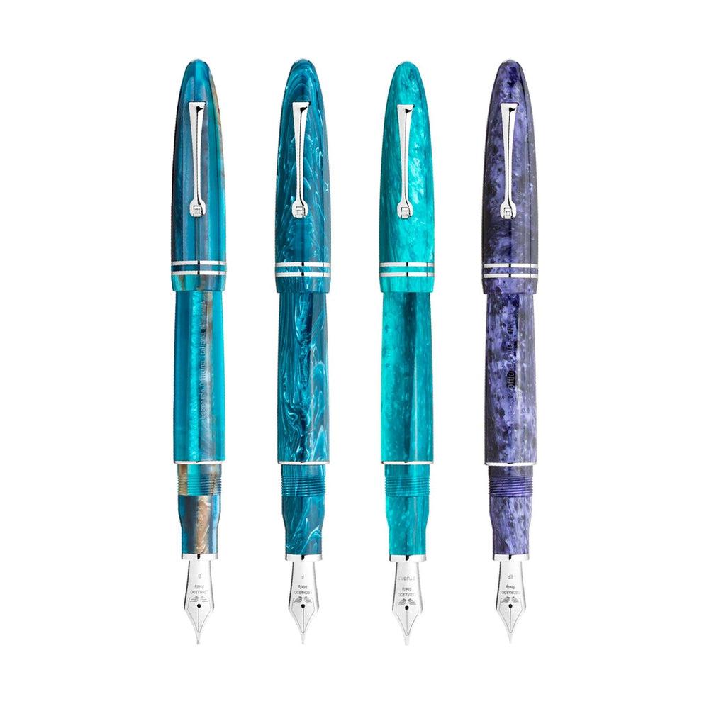Leonardo Fountain Pen Furore Grande - Premium Stainless Steel Luxury Writing Instrument for Professionals & Collectors | Perfect for Business Signatures, Journaling & Gift Giving