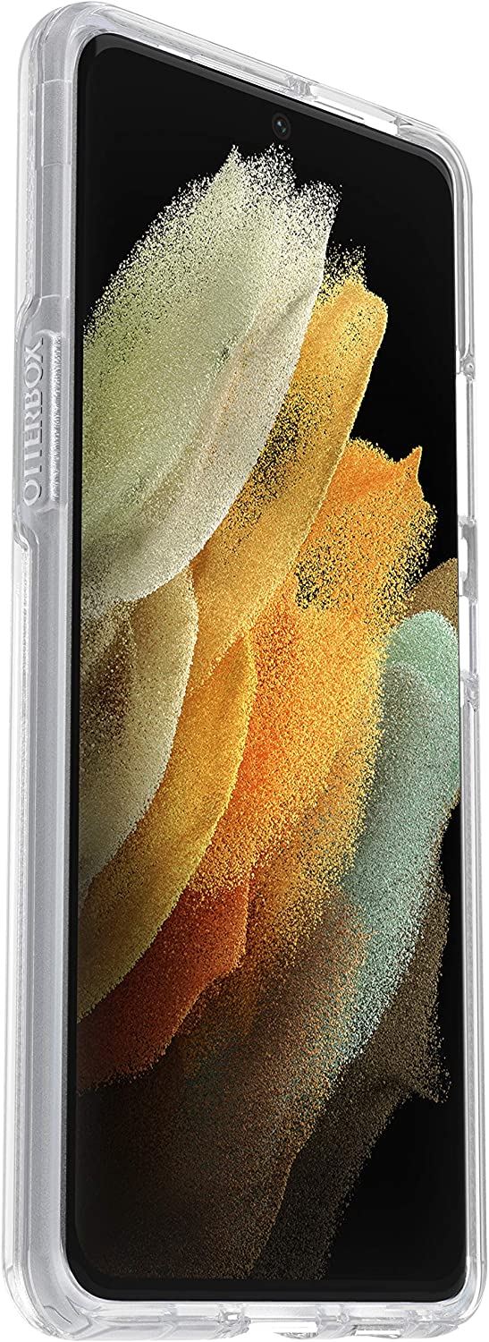 OuterBox Symmetry Series Clear Protective Case for Samsung Galaxy S21 Ultra 5G - Slim Fit, Shockproof Cover with Scratch Resistance - Perfect for Work, Travel & Outdoor Activities